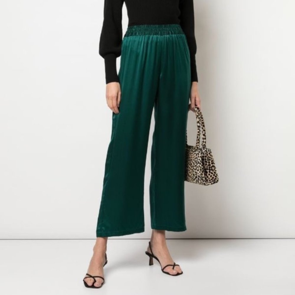REFORMATION Silk Harland Pants